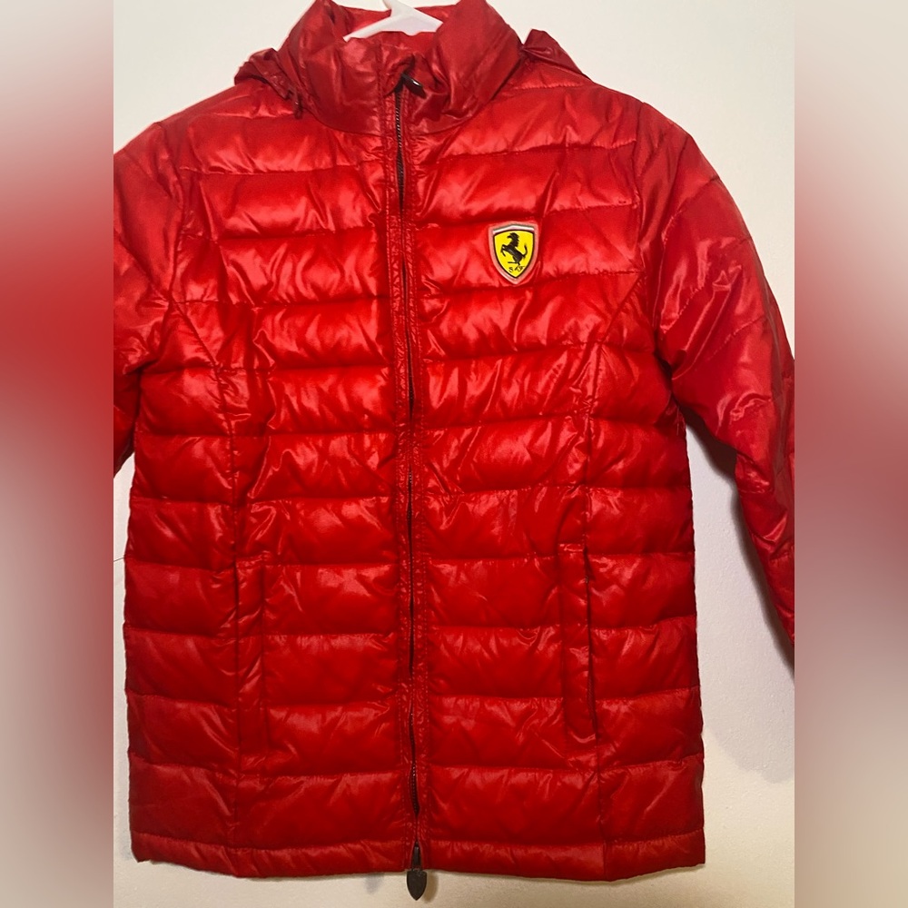 Scuderia Ferrari youth jacket puffer Sz S